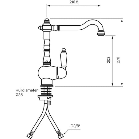 Tapwell Classic FME181 Kjøkkenarmatur