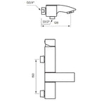 Tapwell LEC022 CR Badekararmatur