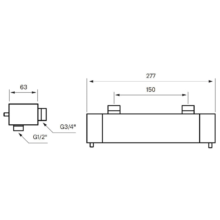 Tapwell LES268 CR Dusjbatteri