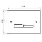 Tapwell RET112 Betjeningsplate Geberit