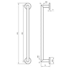 Tapwell TA211 Håndklestang L475mm