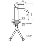Tapwell VIC071 Servantbatteri