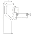 Tapwell XA200 Vannlås S-gulvavløp Ø32mm