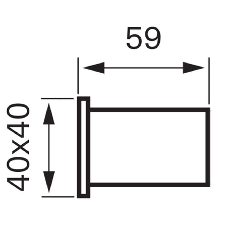 Tapwell XSUP030 Square Veggfeste