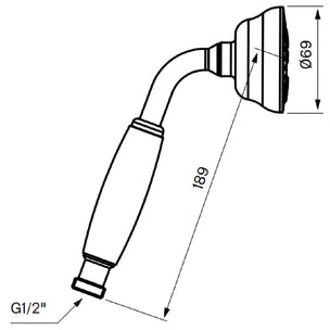 Tapwell Classic ZDOC030 Dusjhode