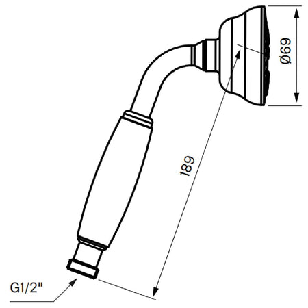 Tapwell Classic ZDOC030 Dusjhode