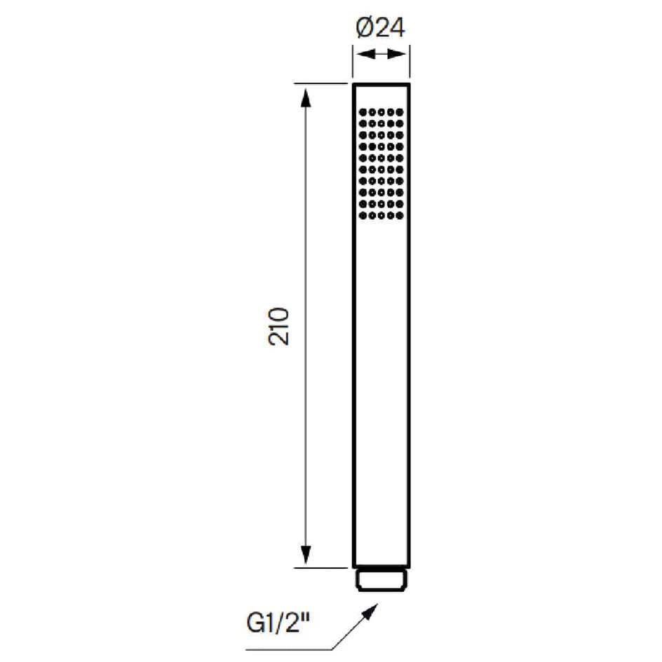 Tapwell ZDOC067 CR Brillo Dusjhode Krom Tapwell Dusjhode TA-8185029