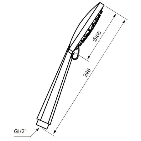 Tapwell ZDOC104 Brio CR Dusjhode