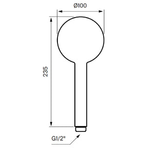 Tapwell ZDOC400 Orta CR Dusjhode