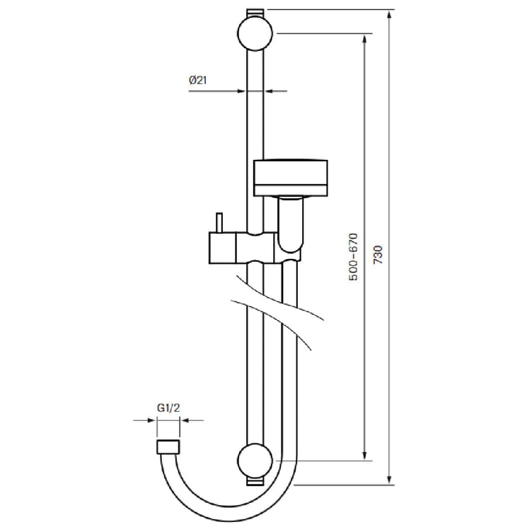 Tapwell ZSAL105 CR Majorca Dusjsett