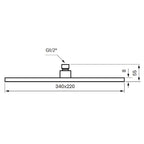 Tapwell ZSOF091 Taksil 340x220mm