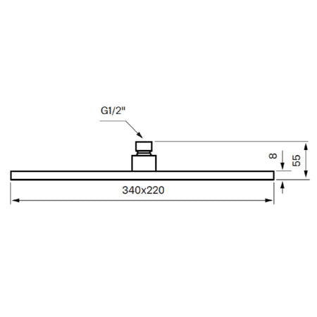 Tapwell ZSOF091 Taksil 340x220mm