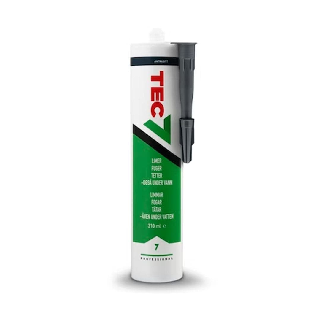 Tec7 Universal Lim og Fugemasse Antrasitt Tec7 Silikon og lim AH-322948