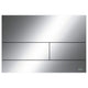 TECEsquare II Betjeningsplate Metall Krom Tece Betjeningsplate og trykknapper TE-6122477
