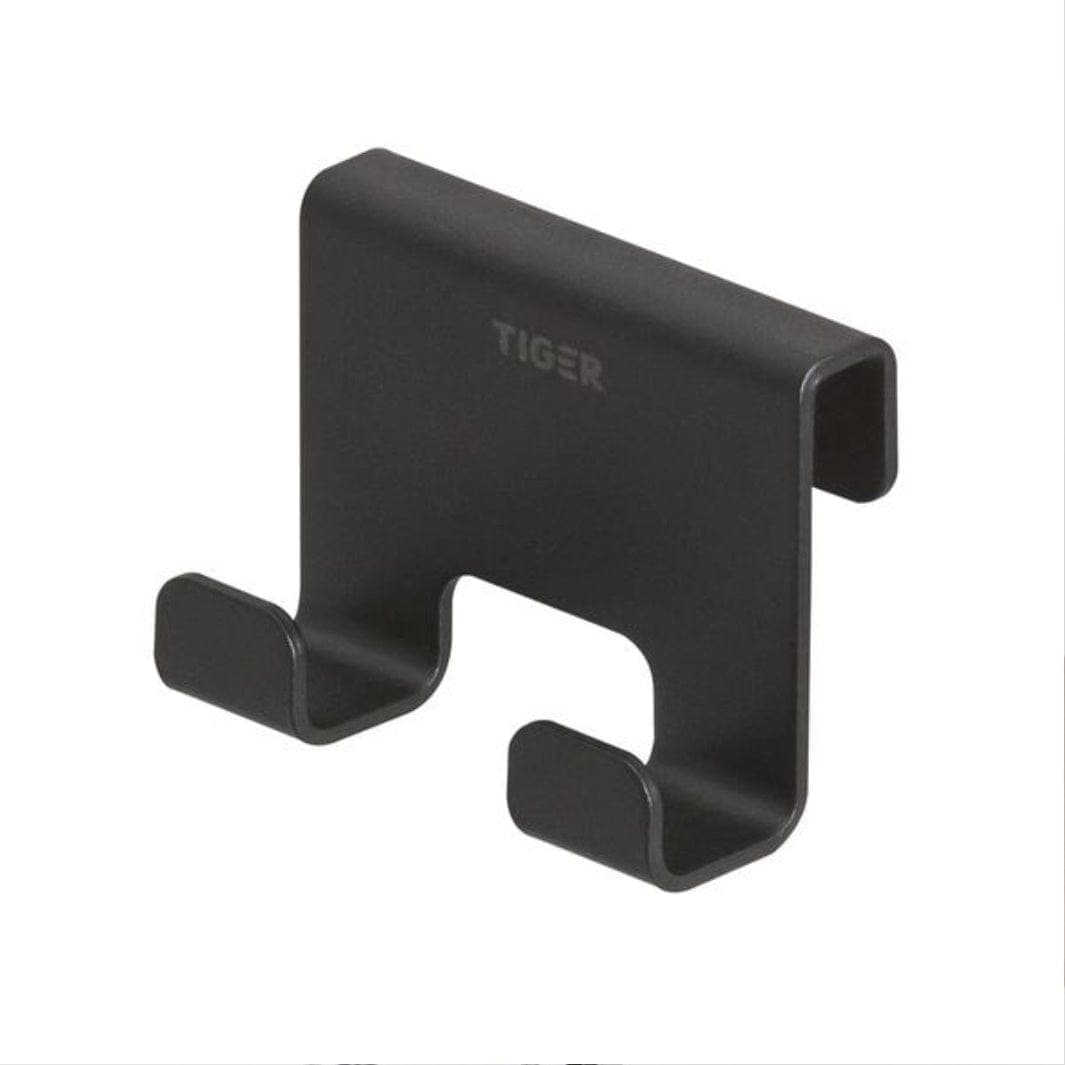 Tiger Caddy krok for glassvegg 6-8 mm Svart matt Tiger Knagger CO-T140112