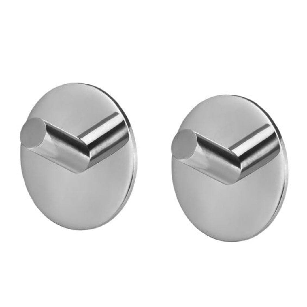 Tiger Rondo enkel krok 2 pk selvklebende Krom Tiger Knagger CO-1507530346