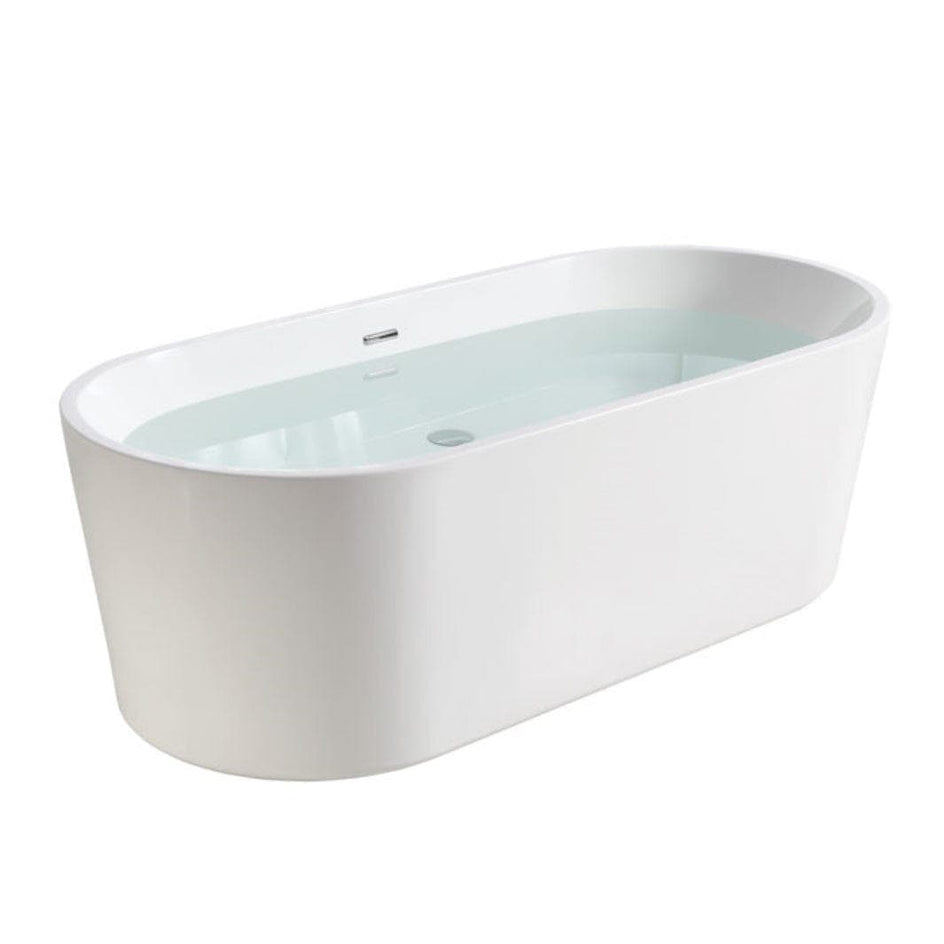 VikingBad Badekar Ellipse 177 Hvit / 177cm VikingBad Frittstående badekar VB-108250