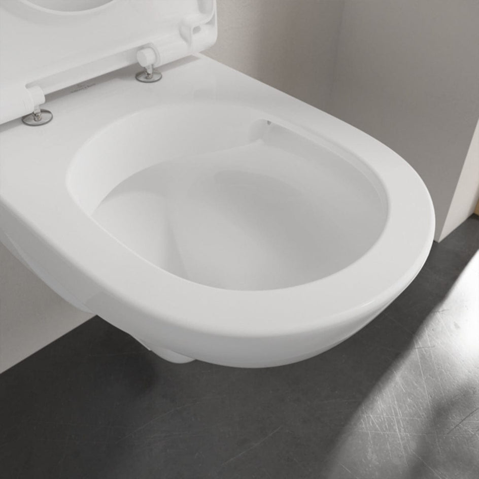 Villeroy & Boch O.novo Compact DF - veggskål og sete Villeroy & Boch Vegghengt toalett VIL-6023625