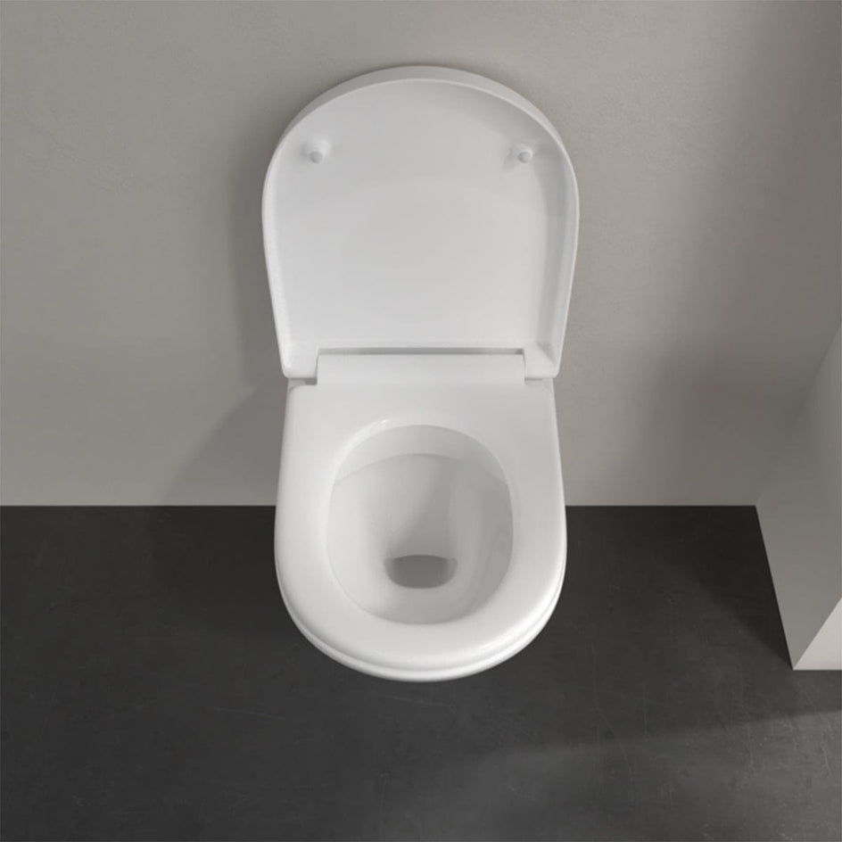 Villeroy & Boch O.novo Compact DF - veggskål og sete Villeroy & Boch Vegghengt toalett VIL-6023625
