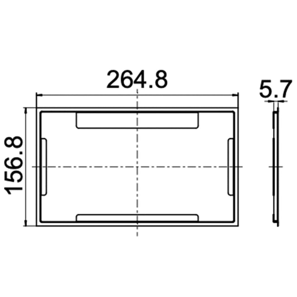 Villeroy & Boch ViConnect Dekkramme Villeroy & Boch Tilbehør toalett VIL-6026023