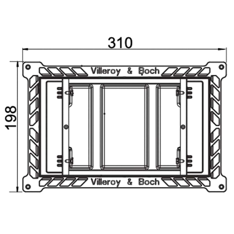 OUTLET: Villeroy & Boch ViConnect Flush-Mounted
